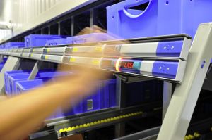 order picking with pick to light system