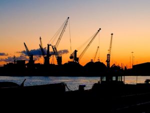 Immingham port for cargo and shipping