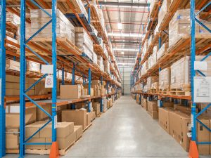 Warehouse storage by Felixstowe Port