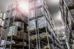 Pallet Storage racked high in Eastbourne warehousing space