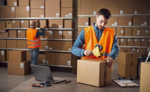 Fulfilment services in Wrexham warehouse with pick and pack logistics.