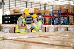 Warehousing in Amersham with pallet storage and racking systems.