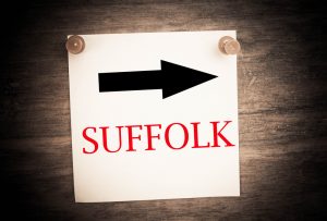 Suffolk sign to inform what the page is about straight away associated with warehousing and pallet storage