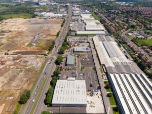 Warehousing in Doncaster next to A1 leading to the M1 for fulfilment.