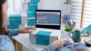 Value added services such as labelling and branded packaging being added to an order. 