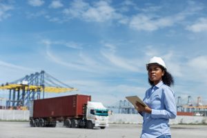 Logistics in Runcorn near Manchester Ship Canal for port centric operations.
