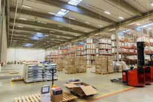 Pallet storage in Welwyn Garden City located near London.